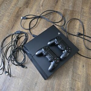 PlayStation 4 (PS4) Bundle | 2 Controllers + All Cords | Tested And Working
